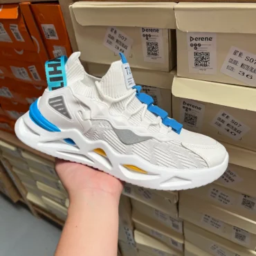 Zapatillas de Deporte Importadas Blanco y Azul