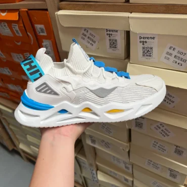 Zapatillas de Deporte Importadas Blanco y Azul