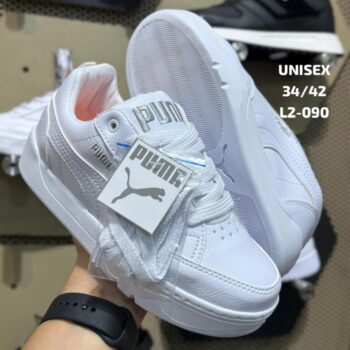 Zapatilla Deportivas Puma Blanco y Gris