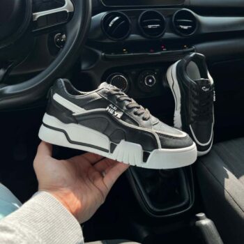 Zapatillas de Deporte Importadas Negro White Lines