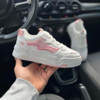 Zapatillas de Deporte Importadas Blanco y Rosa