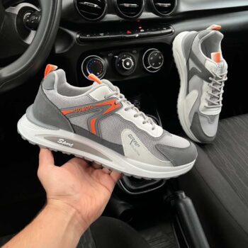 Zapatilla Importada Gris & Naranja Quebec