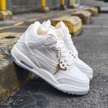 Zapatilla Jordan Unisex Retro 3 Travis Crema Urbana