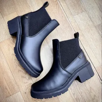 Botin Para Dama Negra Comodo