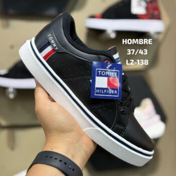 Zapatilla Tommy Negro y Blanco