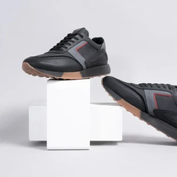 Tenis Derene Negro Texturizado High Quality