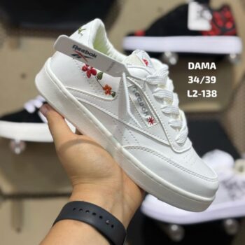 Zapatilla Deportivas Reebok Blanco Floral