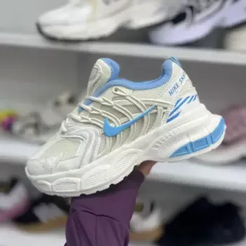 Zapatilla Nike Skate Crema Azul