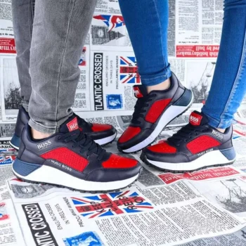 Tenis Hugo Boss Tricolor Azul