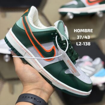 Zapatilla Nike Verde-Naranja Comic