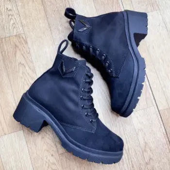 Botin Para Dama Negro Gamusa