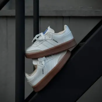 Zapatilla Adidas Samba Plataforma Clara