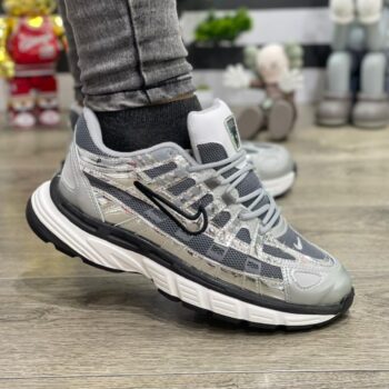 Tenis Nike P-6000 Gris Plata