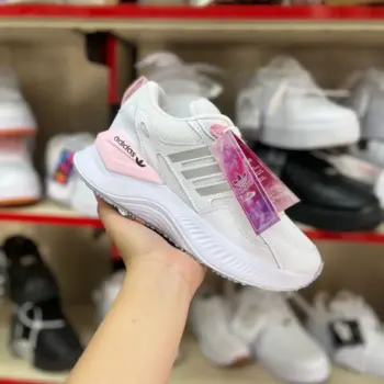 Zapatilla Adidas Blanco-Rosa Shark
