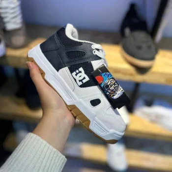 Zapatilla Dc Shoes Blanco y Azul