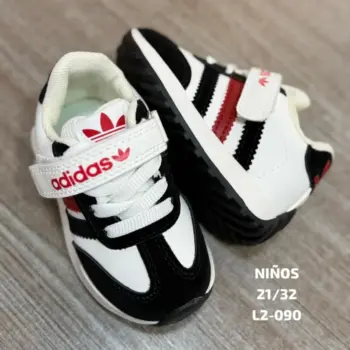 Tenis Niñ@ Adidas Multicolor Crema-Rojo