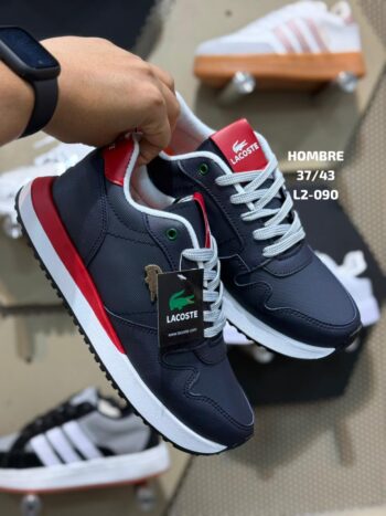 Zapatilla Lacoste Azul y Rojo