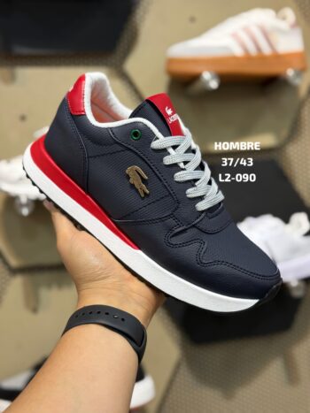 Zapatilla Lacoste Azul y Rojo