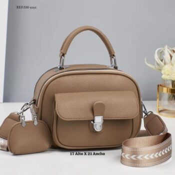 Bolso Aura Crema Cafe