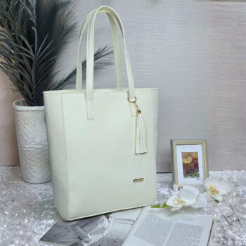 Bolso Fabichy Crema Texturizado