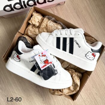 Tenis Adidas Hello Kitty Rayas Negras