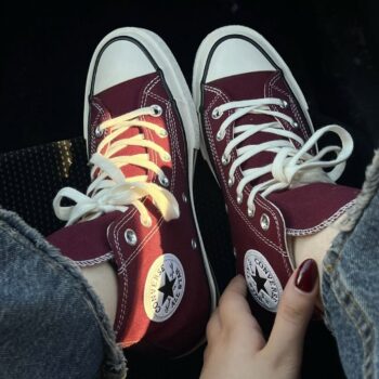 Zapatilla Bota Converse Vino Tinto
