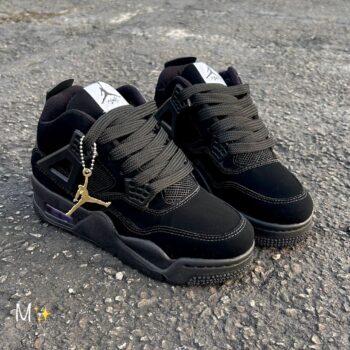 Zapatilla Nike Jordan Bota Retro 4 Negro Total