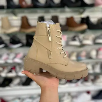 Botin Para Dama Beige