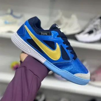 Zapatilla Futsal Nike Gato Azul Brillante