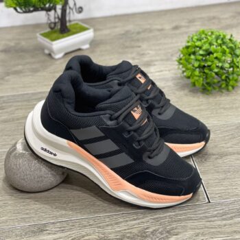 Zapatilla Adidas Super Negro y Salmon