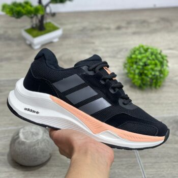 Zapatilla Adidas Super Negro y Salmon