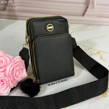 Bolso Portacelular Negro