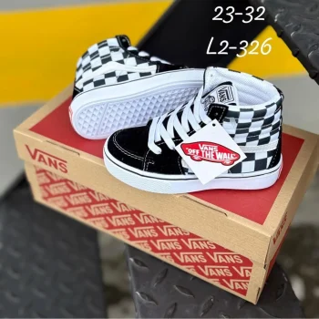 Teni-Bota Vans Cuadros Niñ@