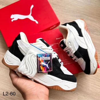 Zapatilla Puma Unisex Negro y Blanco