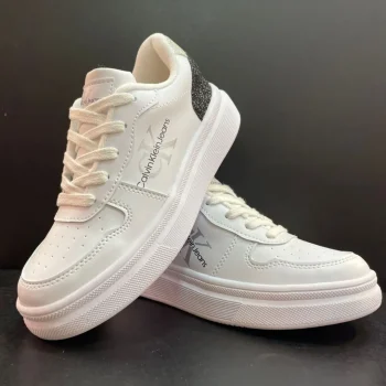 Zapatilla Plataforma Calvin Klein Suela Blanca