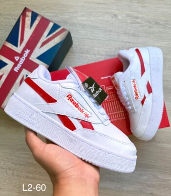 Zapatilla Reebok Blanco y Rojo