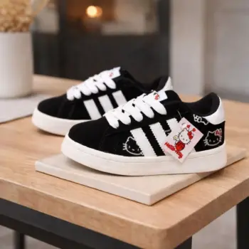 Zapatilla Campus Hello Kitty Negro