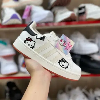 Tenis Campus Hello Kitty Detalles Negros