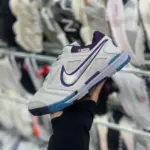 Zapatilla Unisex Futsal Nike Gato Blanco-Morado