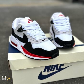 Zapatilla Unisex Nike Air Max Rojo y Negro