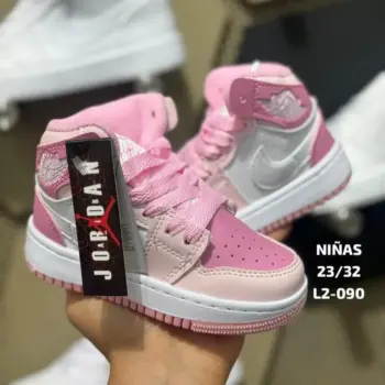 Tenis Bota Nike Niña Rosa