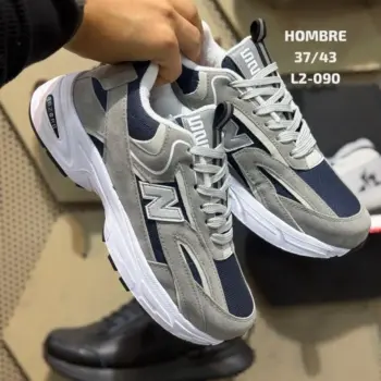Tenis New Balance Gris y Negro