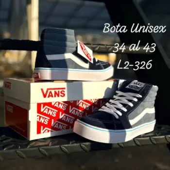 Teni-Bota Unisex Vans Azul