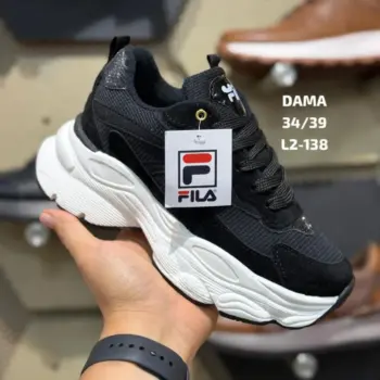 Zapatilla Deportiva Fila Negra