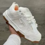 Zapatilla Dvs Blanco y Cafe Suela Inyectada