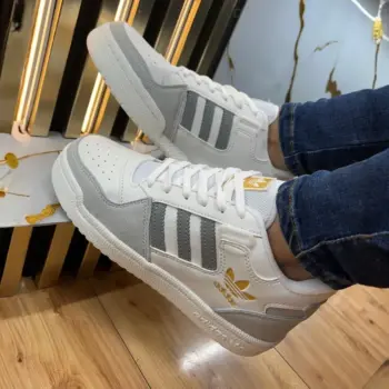 Zapatilla Adidas Blanco y Gris