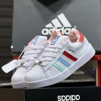 Zapatilla Adidas Superstar Multicolor Blanco