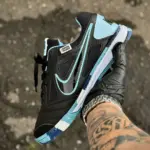 Zapatilla Futsal Negro y Azul