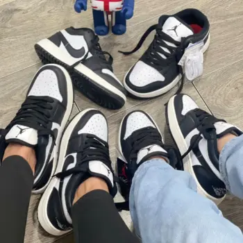 Tenis Unisex Nike Jordan Negro y Blanco