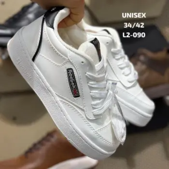 Tenis Unisex Reebok Blanco y Negro
